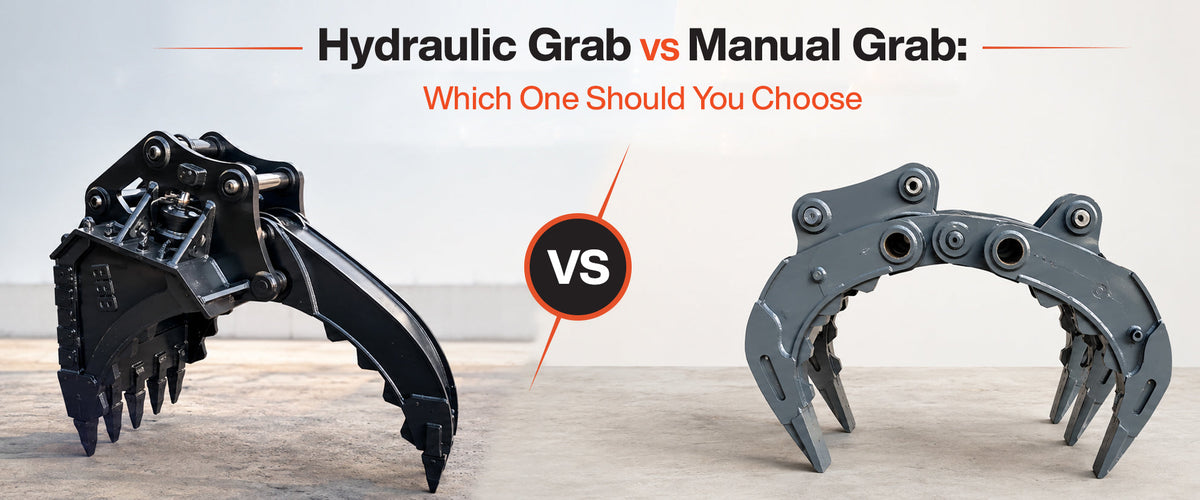 Hydraulic Grab vs Manual Grab: Which One Should You Choose